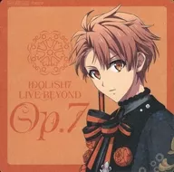 March IZUMI Original Coaster A Group "Idolish Seven LIVE COSTUME EXHIBITION BackStage Cafe Shop" menu order special