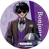 Bonjuru (Tachie) Coaster "GiGo Collaboration Cafe Dozul-Sha (2023)" Food and drink menu 1st order bonus