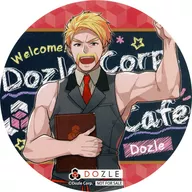 Dozuru (standing picture) Coaster "GiGo Collaboration Cafe Dozuru Co. (2022)" Food, drink and dessert menu 1st order bonus