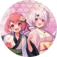 Saki Sasaki & 唯華 Shiina pick "Virtual YouTuber Niji-san × gokurakuyu ・ RAKU SPA Totono-Iso-san" target menu order bonus