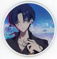 AK (A K) Acrylic Coaster "Gray Sheep×Gratte animatecafe" Menu - Special Bonus