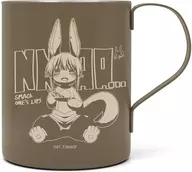 "MADE IN ABYSS : The Golden Village of the Rising Sun" Double Layer Stainless Mug (Painted) with Nanachi painting (Mogmogu)