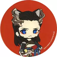 La séptima edición de la colección de posavasos acrílicos de Neskirimaru "Katana Ranbu -ONLINE - Katana Neko Otoko ×Gratte animatecafe" Menú de bebidas Privilegio oneroso