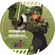 Searchman (parte superior do corpo) Montanha-russa "CAPCOM CAFE× Mega Man Battle Network (2024)" Drink Menu Order Privilege