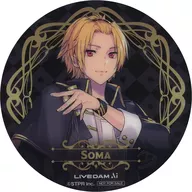 Soma Clear Coaster "Knight A-Knight A-x Karaoke BanBan" collaboration drink order bonus