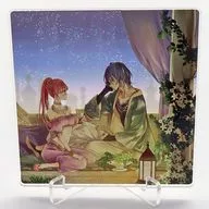 The C acrylic coaster "漫福 Gacha Emiko Nakano 20th anniversary of debut" C Prize for the fiancé pretending to be doting.