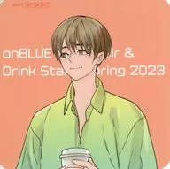 Yūki Yoshino (IKIGAMI and Donner) Paper-made coaster "on BLUE Book Fair & Drink Stand Spring 2023" collaboration menu order bonus