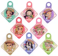 Set of 8 Straw Tags "Demon Slayer: Kimetsu no Yaiba ×ufotable Cafe / Machi ★ Asobi CAFE Picnic Event 2024 first half"