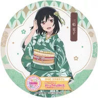 The 3rd edition of "GiGo Collaboration Cafe Love Live! Nijigasaki Gakuen School idol Club Association", an original coaster by Noriko Mifune. Drink, food, and parfait menu order bonus