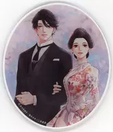 Kaoru KIRIKOJI & Tamaki Kirikoji Acrylic Coaster "Light Novel Teito Contract Marriage ~ Happy Future for Husband and Me ~ Vol. 2" Shosen Special Bonus