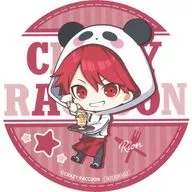 Rion (SD) Coaster "Crazy Raccoon×GiGO Collaboration Cafe" Collaboration Menu Order Special 2nd