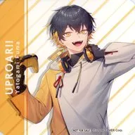 Yoru Togami Fuma (Isshin) Coaster "Virtual YouTuber Holosters Collaboration Cafe in SMILE BASE CAFE 5th Anniversary Collaboration Cafe" Restaurant Menu Order Bonus First Semester