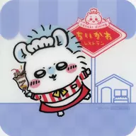 Flying squirrel's Original Clear Coaster "Little Kawa, Little and Cute" Little Kawa Restaurant "Third Drink Order Bonus