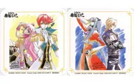 All 2 sets, Character Duct Design, Shuichi Shimamura Coaster "rose for Recapturing CODE GEASS, Act 3" 4th week admission privilege