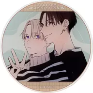 Ilustración de Kaoruko Miyama (con marco / abrazo desde atrás) Montaña rusa acrílica "Perfect adicción ×Gratte animate cafe" Menú especial pagado