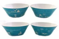 Set (Light Blue) 4-Pack Bowl "Disney" Tokyo Disney Resort Limited