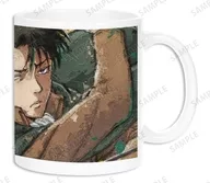 Sargento Rivai, grunge CANVAS taza "Ataque a los Titanes"