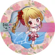 Rumi Hoshino (Ruby / Mini Character) original coaster "[Suguko] ×SWEETS PARADISE 2nd edition" collaboration menu order bonus