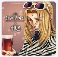 Golden 蝉童 Ko Coaster A (original illustration) "Saiyuki Gaiden × Hub" collaboration menu order bonus