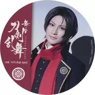 Ryo Matsuda (Kiyomitsu Kashu) original coaster (battle costume) "Butai 『 Tsurugi Ranmai 』 Shinden Detatachi Kitan no Hashihakato ×SHIBUYA TSUTAYA Collaboration Cafe" collaboration menu order privilege latter half