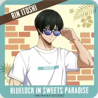 Rin Itoshi's original coaster "Blue Rock in Sweets Paradise" cafe menu order bonus