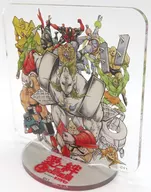 Volume 60, Cover of Comic Cover, Acrylic Coaster & Stand, "45 th Anniversary Kinnikuman : Original Painting of Love and Bonds"