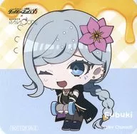 Fubki-Clockford original coaster "New DANGANRONPA V3 x Super Detective Story Book Rain Code ×BEE HOUSE Shibuya Special Collaboration Cafe" collaboration menu order special bonus