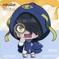 Seth Burroughs original coaster "New DANGANRONPA V3 x Super Detective Story Book Rain Code ×BEE HOUSE Shibuya Special Collaboration Cafe" collaboration menu order bonus