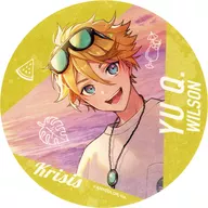 Yu Q Wilson Original Coaster (Same size) "Virtual YouTuber Niji-san & NIJISANJI EN HEROES Umi no Ie" Food Order Special