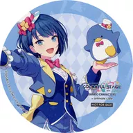 桐谷遥＆タキシードサム ホログラムコースター 「プロジェクトセカイ カラフルステージ!feat. 初音ミク×サンリオキャラクターズ×animate cafe」 メニュー注文＆グッズ購入特典