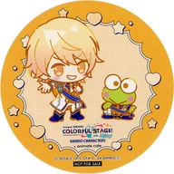Tenma Tsukasa & Keroppi Coaster "プロジェクトセカイ Colorful Stage! feat. Miku Hatsune × Sanrio Character Cotters ×animate Cafe" Menú especial
