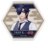 Shodaigiri Mitsutada' Katana Ranmaimawashi - Retsuden Chikakashi Samuraimonora - × HUB Acrylic Coaster'