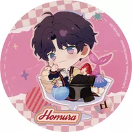 Homura (Mini Character) original coaster "Koi to Fukakku ×SWEETS PARADISE" collaboration menu order special