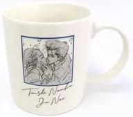 Midori Saejima & Akira Sudo (black and white) mug "3 COINS× I'm not an angel"