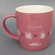 [A la Carte] Pink Mug "GODIVA× Animal Crossing New Horizons 2024 assortment 6 Tablets & Hot Chocolate & Mug Set" included