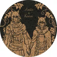 Asato & Conoe Cork Coaster "eeo KUJI Lamento-BEYOND THE VOID - (official illustration)" D Award