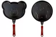 2-Type Set Character Type Frying Pan "Warm Moko Mocha"