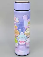 Purple Sparkling Night Stainless Bottle "Sumicco Gurashi" with tea strainer