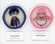 [A la Carte] Original 2-piece acrylic coaster set with Arnold & Riche pedestal "Blu-ray BOX in which the evil queen of the 7th loop can enjoy a free bride life in a former enemy country" Animate whole volume Purchase benefits