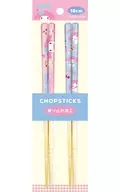 My Melody Sweets Pair Bamboo Chopsticks (18 cm) "Sanrio Character Connectors"