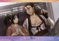 Sanosuke Harada & Yukimura Chizuru A3 paper luncheon mat "Hakuoki Shinkai Tenunnosho ×otomate garden" second half food and dessert order bonus