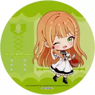 Shiun 清夏 (Mini Character) Coaster "Gakuen idol Master ×animatecafe" menu order bonus