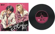 E. Komyo Sanzo & Uhaku Sanzo (Pink) record style coaster "Saiyuki RELOAD BLAST"