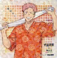 虎杖悠仁(ホログラム) オリジナルコースター 「呪術廻戦×極楽湯・RAKU SPA 極楽 じゅじゅやすみ2」 コラボメニュー注文特典 A