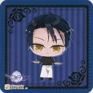 Gray = Ring Mark (SD) coaster "Alice in the Land of Spade ~ Wonderful Black World ~ × Otometo Garden" drink order bonus