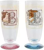 Bell & Beast pair glass set "Beauty and the Beast" Tokyo Disney Resort limited