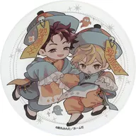 "Love × Sparkle Cafe (double - / Golden Sparkle) in emo cafe Trading Acrylic Coaster" by Asadaraku & Uehara 日葵 (Golden Sparkle) sparkle)