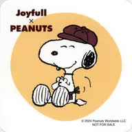 Snoopy (Cap) original coaster "PEANUTS (SNOOPY) × Joyful" first collaboration menu order bonus