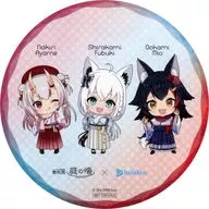 Gathering (Mini Character / Hakama) Original Coaster "Virtual YouTuber Hololive Iroha Nihoheto Ayafubumi × Toshimaen Niwa no Yu" Dessert Order Special