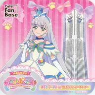 Cure Nyami Original Coaster "Film Release Memorial Wadda Furu Puchua! Collaboration Event in Yokohama Landmark Tower Cafe Fan Base Collaboration Cafe" Menu order special
